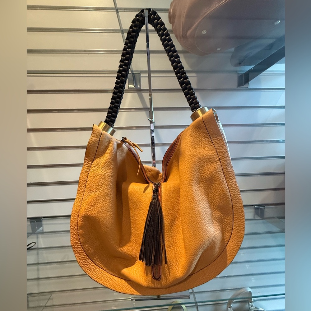 NWOT Desifner Direct Mustard Yellow Hobo Bag